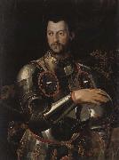 ALLORI Alessandro Cosimo I dressed in a portrait of Qingqi Breastplate oil painting artist
